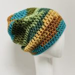 Gruba czapka beanie smerf kolorowa szydełkowa 16 - czapka smerfetka