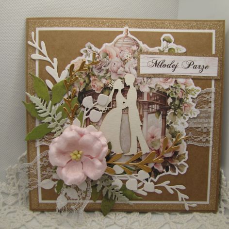 Kartka ślubna w pudełku 13