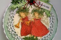Boże Narodzenie kartka - bombka
