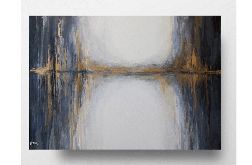 Złoty las -obraz akrylowy 100/70 cm