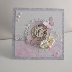 Kartka Pierwsza Komunia Święta w pudełeczku 04