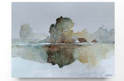 Pejzaż 79-praca formatu A5