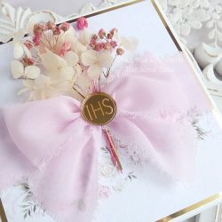 Pamiątka komunijna w drewnianym pudełku 611