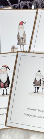 KartkiBN Mikołajki pakiet 5 szt