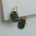 "Carnaval" no.2 - kolczyki z gliny polimerowej. - na wieczór