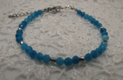 Delikatna bransoletka z chalcedonu 02
