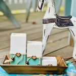 Komplet rustykalnych świeczników, dekoracja stołu, prezent - 