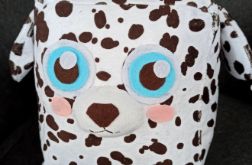 Pluszowy piesek kostka maskotka handmade