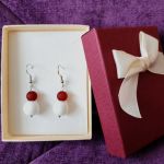 Kolczyki wiszące z koralików - Kolczyki wiszące z koralików