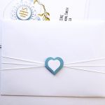 Zaproszenie na Komunię ręcznie robione Hostia - Zaproszenie na KOmunię w ozdobionej kopercie