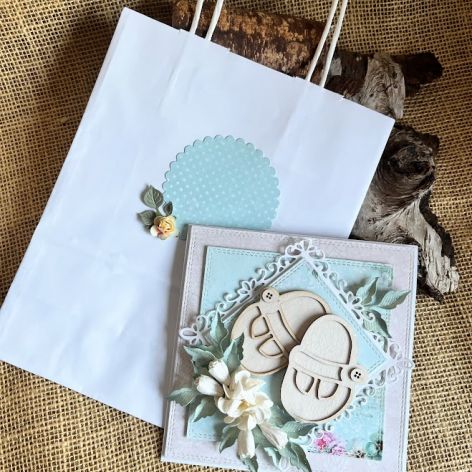 171,Kartka na narodziny/chrzest dla maluszka