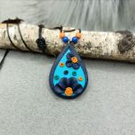 „MORGAN” wisiorek z glinki polimerowej - „MORGAN” wisiorek z glinki polimerowej