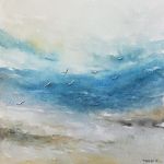 Morze-akwarela 20/20 cm  - 