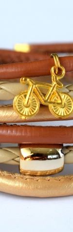 bransoletka Złoty rowerek