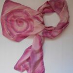 Różowe esy Silk 100% - 