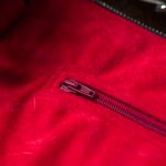 Czerwona kopertówka z weluru - 