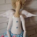 Anioł Tilda pastelowy - lalka tilda