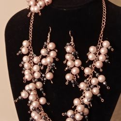 Komplet biżuterii - Perełkowy świat