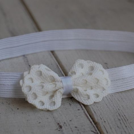 Opaska niemowlęca  - Mała kokardka