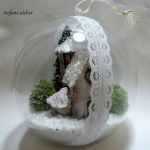 Bombka 3D z kościołem - teofano atelier , bombka