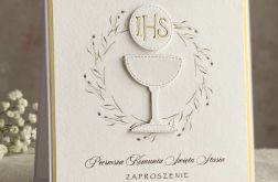 Zaproszenie na komunię z personalizacją, 60B