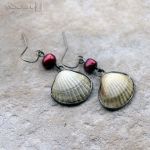 Bałtyczki douszki - kolczyki z muszelkami