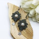 „ALISON” kolczyki makramowe - „ALISON” kolczyki makramowe