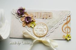 Kopertówka z okazji ślubu-'letnia melodia''