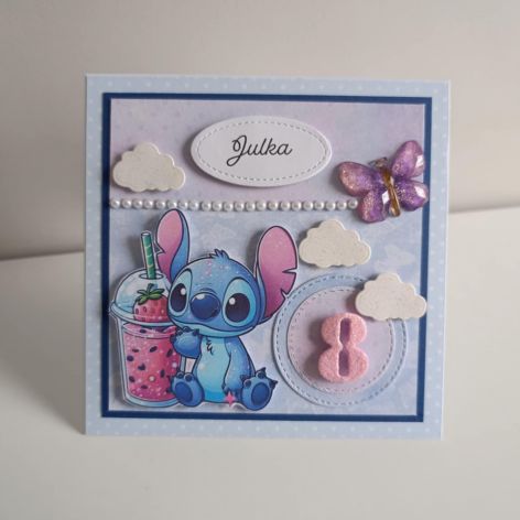 Kartka urodzinowa urodziny Stich personalizowana