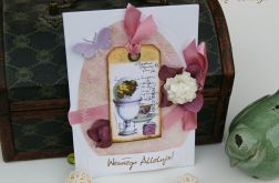 Kartka wielkanocna- w różu rezerwacja