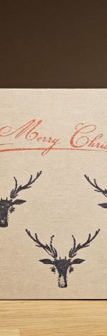 Kartka świąteczna - stemplowana