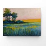 Pejzaż 2-praca formatu 18x24 cm..  - 