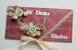 Kopertówka z okazji ślubu- 'bordowa rapsodia'