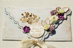 Kopertówka z okazji ślubu- letni bukietwa rapsodia