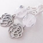 Róże i kwarc z turmalinem - 