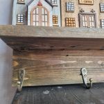 Wieszak - drewniane domki - na klucze i inne drobiazgi 21. - 