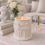 Świecznik gipsowy Rzymskie Arkady – klasyczna dekoracja do wnętrz - 