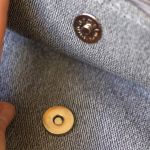 Szara składana kopertówka - 