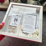 Pamiątka ramka na rocznicę lub ślub SLB 005 - ramka 3D na rocznicę i ślub 4