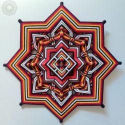 Mandala /Ojo de Dios/ Oko Boga dekoracja