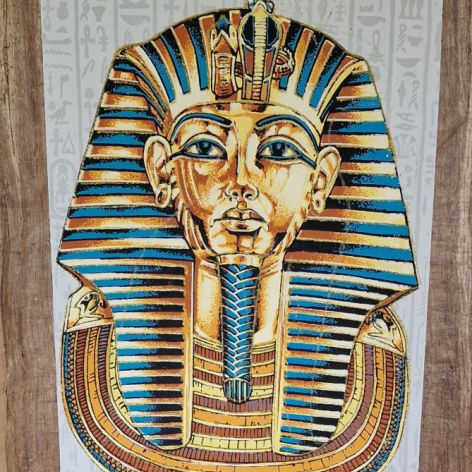 Papirus, Tutanchamon, 40x60 cm, Oryginalny 100%, Egipt, papier papirusowy 12