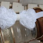 Retro opaska niemowlęca - Retro kokarda - 