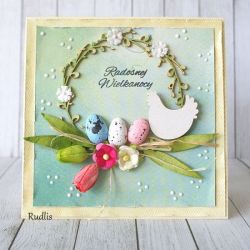 Wielkanocne życzenia z kurką v3