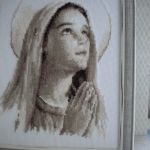 Maryja ze złożonymi rękoma -obraz - widok