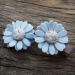 Spinki do włosów kwiatki BLUE - KWIATKI BLUE