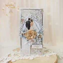 Romantyczna kartka ślubna "Lifetime Loving 4"