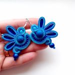 Irokez Blue kolczyki sutasz - 