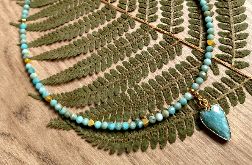 SERCE Z AMAZONITU - NASZYJNIK RÓWNOWAGI I KREATYWNOŚC