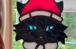 Kotek w czapce Mikołaja Kotek w czapce Mikołaja