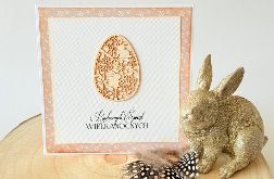 Kartka z jajem (w kwiatki)